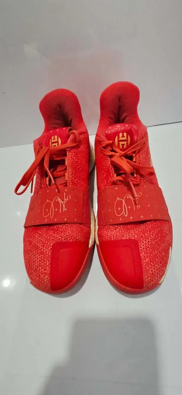 Adidas Harden Vol. 3 Chalk Coral Basketball Shoes D96990 Red Men's